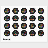Live Love Acceptan Support Autism Awareness Suppor Ronde Sticker (Vel)