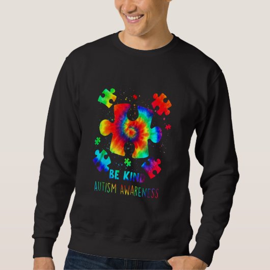 Live Love Acceptan Support Autism Awareness Suppor Trui (Voorkant)