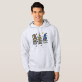 Live Love Accepteer Cute Gnome Autism Awareness De Hoodie (Voorkant volledig)