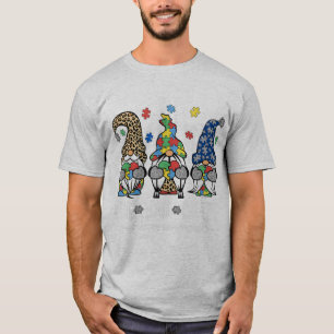 Live Love Accepteer Cute Gnome Autism Awareness De T-shirt