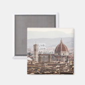 Live Love Adventure Florence Magnet (Voorkant / Achterkant)