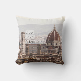 Live Love Adventure Florence Pillow Kussen