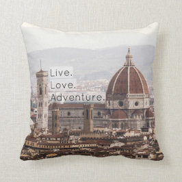 Live Love Adventure Florence Pillow Kussen