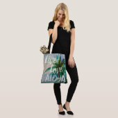Live Love Aloha Palm Beach Sign Beach Beach Bag Tote Bag