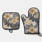 Live Love Aloha Palm Beach Sign Ovenwant & Pannenlap Set (Voorkant)