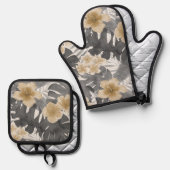 Live Love Aloha Palm Beach Sign Ovenwant & Pannenlap Set (Voorkant / Achterkant)