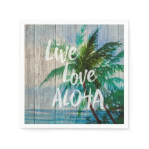 Live Love Aloha Palm Beach Sign