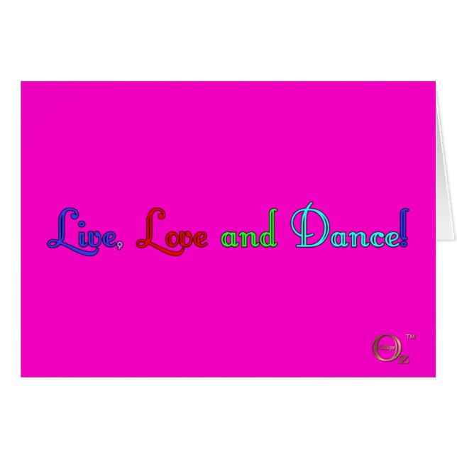 Live Love and Dance (Voorkant Horizontaal)