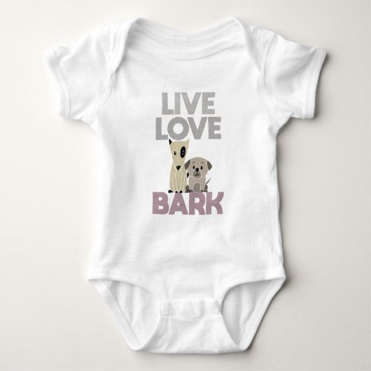 Live Love Bark Romper (Voorkant)