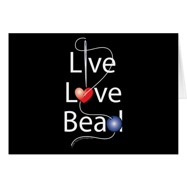 Live Love Bead (Voorkant Horizontaal)