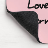 Live Love Bermuda Script Tekst met Anker Muismat (Hoek)