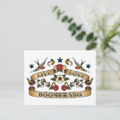 Live Love Boomerang Briefkaart (Staand voorkant)