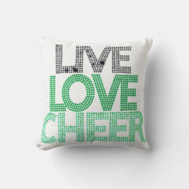 Live Love Cheer - Pillow Kussen