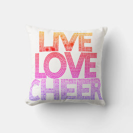 Live Love Cheer - Pillow Kussen