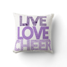 Live Love Cheer - Pillow
