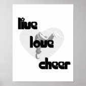 Live Love Cheer Poster (Voorkant)