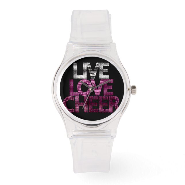 Live Love Cheer Watch Horloge (Voorkant)