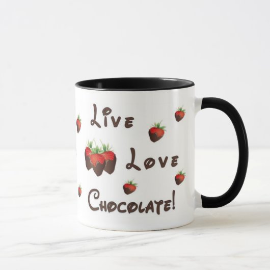 Live Love Chocolate Mok (Rechts)