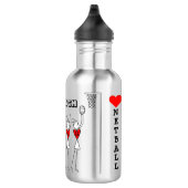 Live Love Coach Netball Posities die worden geacht Waterfles (Rechts)