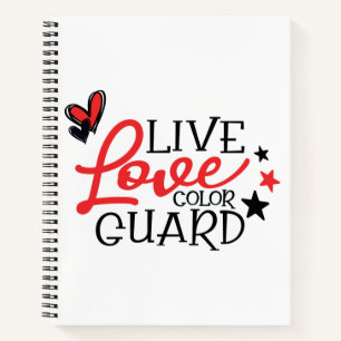 Live Love Colorguard Notitieboek