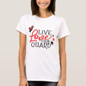 Live Love Colorguard T-shirt (Voorkant)