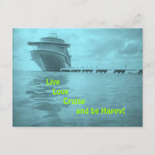Live Love Cruise Briefkaart
