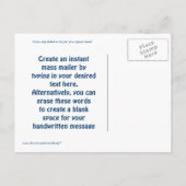 Live Love Cruise Custom Briefkaart (Achterkant)