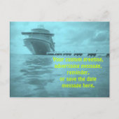 Live Love Cruise Custom Briefkaart (Voorkant)