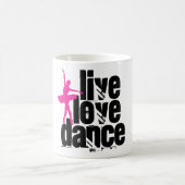 Live, Love, Dance Ballerina Koffiemok (Center)