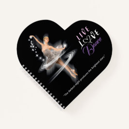 Live, Love, Dance Dagboek Notitieboek