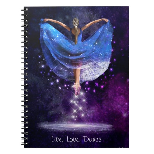 Live, Love, Dance Dagboek Notitieboek (Voorkant)