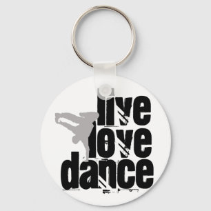 Live, Love, Dance Sleutelhanger