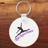 Live, Love, Dance Sleutelhanger (Voorkant)