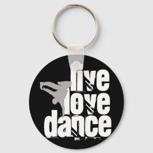 Live, Love, Dance Sleutelhanger