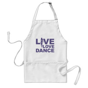 Live Love Dance Standaard Schort