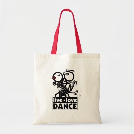 LIVE LOVE DANCE TANGO TOTE BAG (Voorkant)