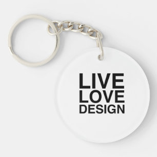 Live Love Design Sleutelhanger