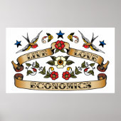 Live Love Economics Poster (Voorkant)
