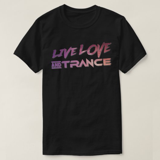 LIVE LOVE EN TRANSACITEIT T-SHIRT (Design voorkant)