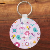 Live, Love en wees blij Sleutelhanger (Voorkant)
