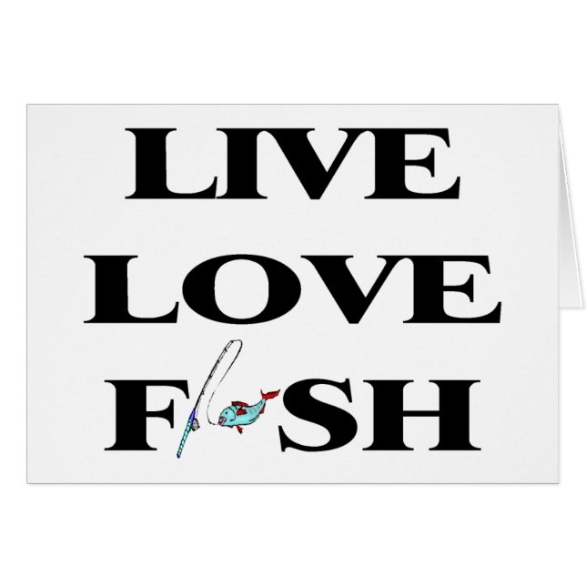 Live Love Fish (Voorkant Horizontaal)