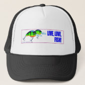 Live Love Fish Trucker Pet (Voorkant)