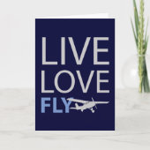 Live Love Fly Kaart (Voorkant)
