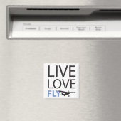 Live Love Fly Magneet (Insitu (Vaatwasser))