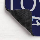 Live Love Fly Muismat (Hoek)