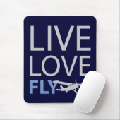 Live Love Fly Muismat (Met muis)