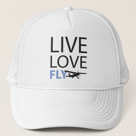 Live Love Fly Trucker Pet (Voorkant)
