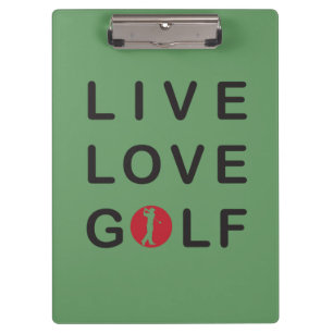 Live love golf klembord
