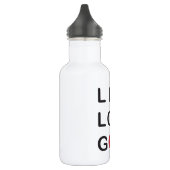 Live Love Golfing Red Black Waterfles (Links)