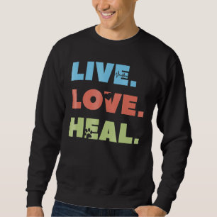 Live Love Heal Shirt Dierenarts Dierenvriend